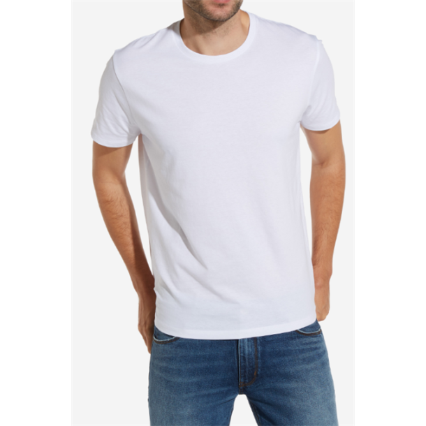 2 PACK T-Shirt STR S TIL 4XL (Hvid/Hvid)